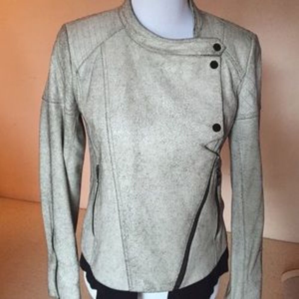 Ashley B leather coat